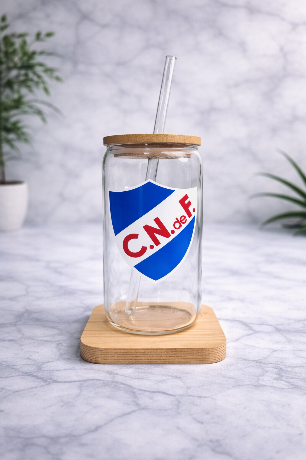 Vaso de vidrio Escudos