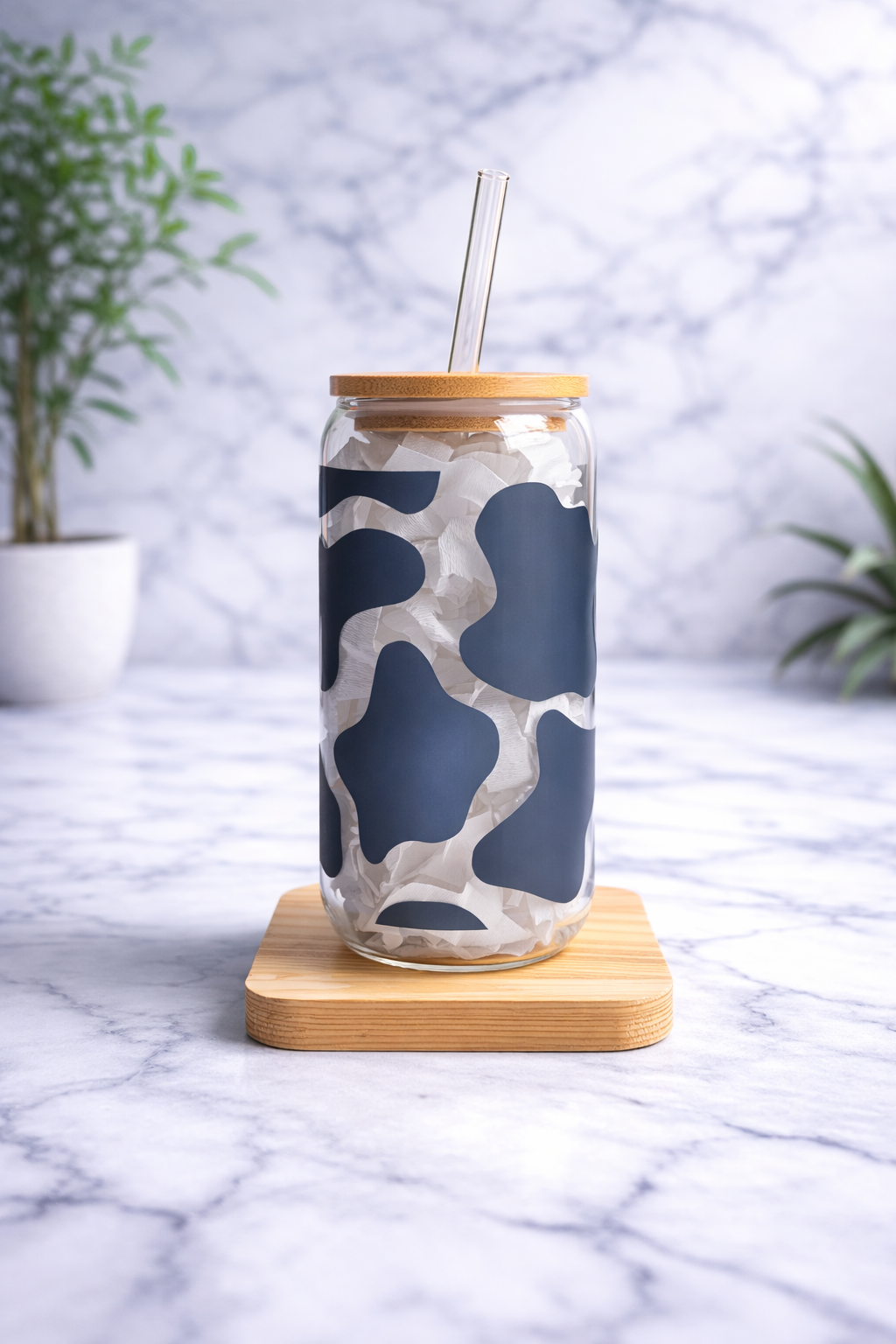 Vaso de vidrio Vaquita