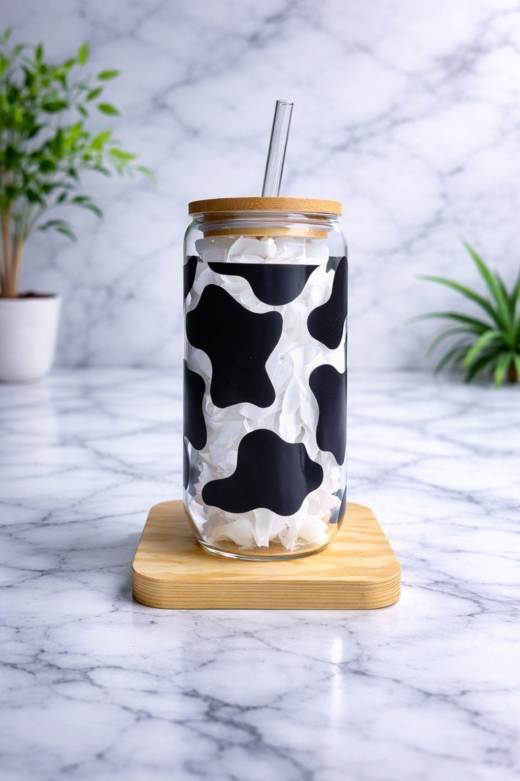 Vaso de vidrio Vaquita