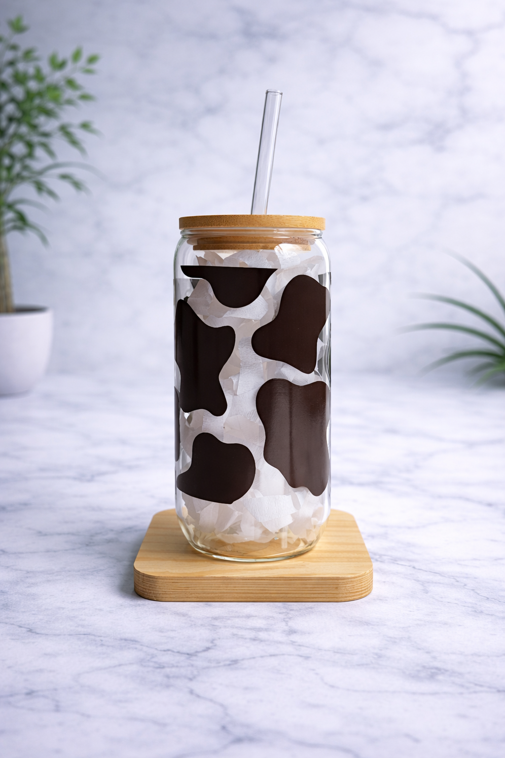 Vaso de vidrio Vaquita