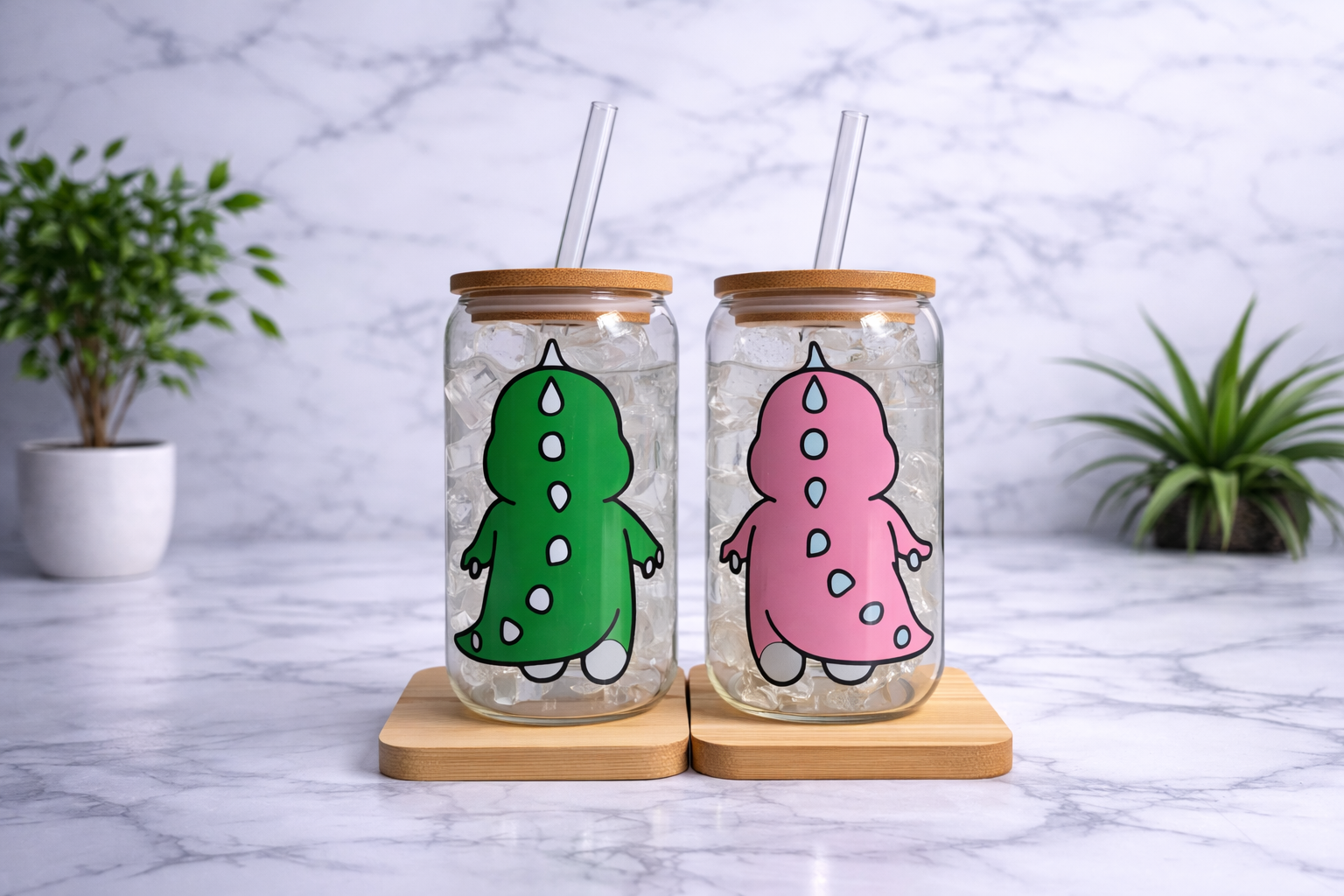 Vaso de vidrio Pareja