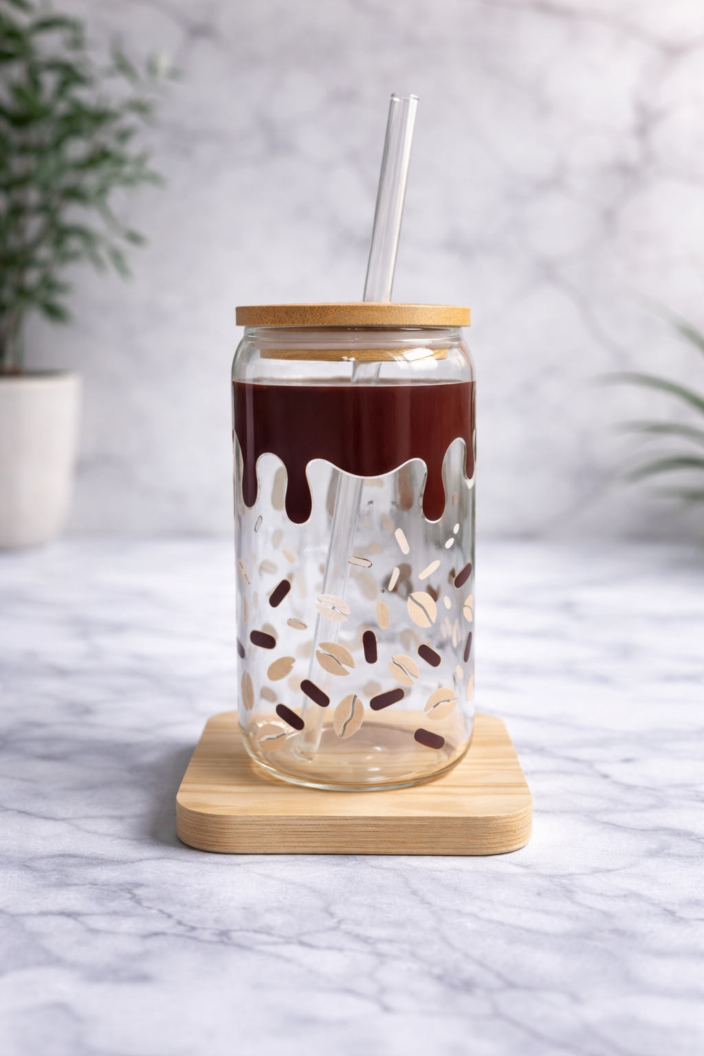 Vaso de vidrio Coffe