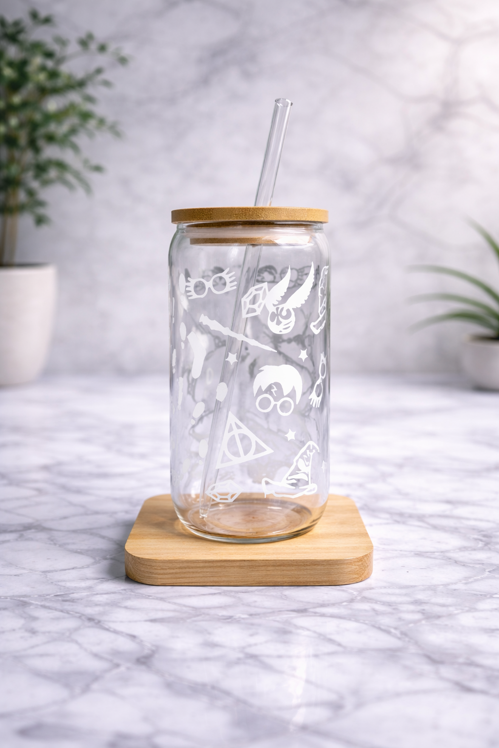 Vaso de vidrio Harry Potter