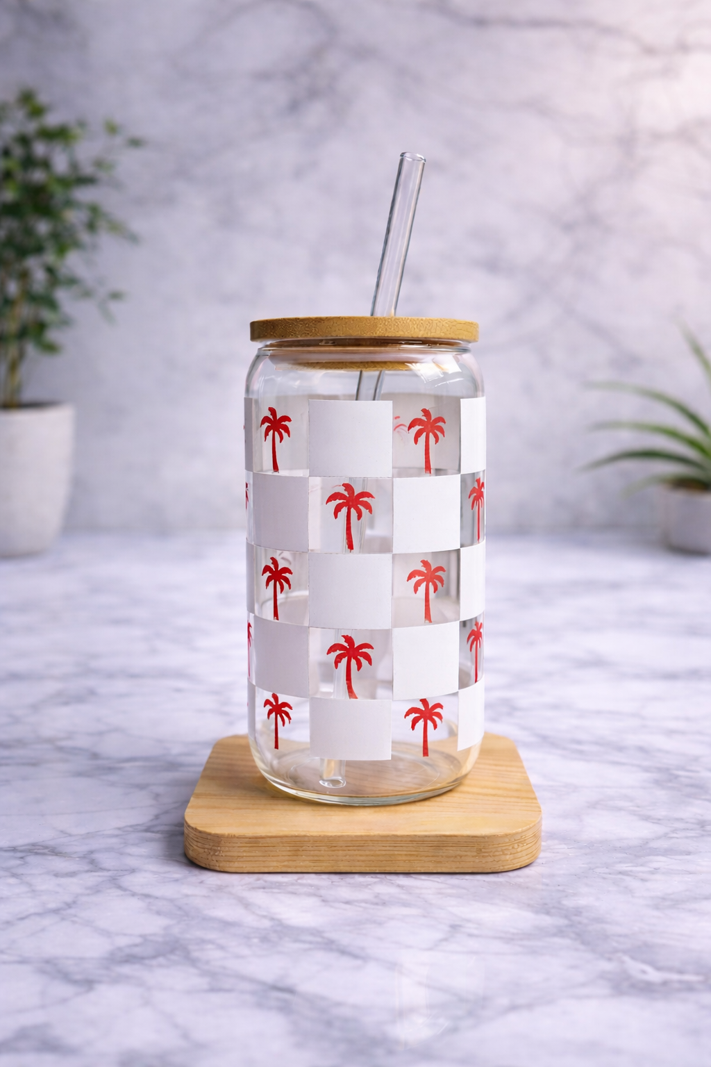 Vaso de vidrio Cuadrille